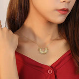 S925 Sterling Silver Woman Necklace Clavicle Chain Personalized Fine Jewelry