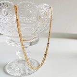 S925 Silver Multi-layer Chain Choker Necklace Jewelry