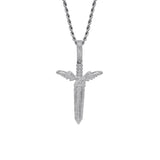 Angel Hip Hop Sword Pendant Men Necklace
