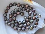 10mm Round Freshwater Pearl Necklace Magnetic Clasp