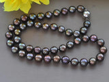 10mm Round Freshwater Pearl Necklace Magnetic Clasp