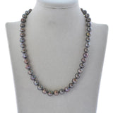 10mm Round Freshwater Pearl Necklace Magnetic Clasp