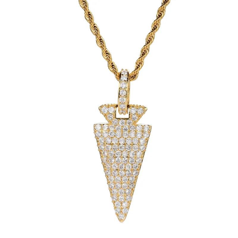 Hip Hop Radish Pendant Silver Color Chain Necklace