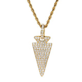 Hip Hop Radish Pendant Silver Color Chain Necklace