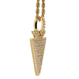 Hip Hop Radish Pendant Silver Color Chain Necklace