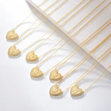 S925 Silver Heart Charm Necklace