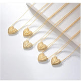 S925 Silver Heart Charm Necklace