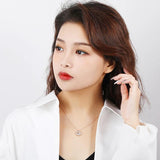 S925 Constellation Pendant Necklace, Zodiac Light Clavicle Shell Jewelry