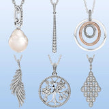Baroque Pearl Shooting Star Family Tree Necklace 925 Sterling Silver Bead Charm