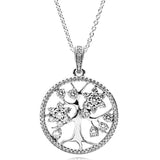 Baroque Pearl Shooting Star Family Tree Necklace 925 Sterling Silver Bead Charm