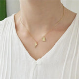 Women's Lock & Key Necklace Set 925 Sterling Silver 18k Pendant Jewelry