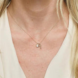 Women's Lock & Key Necklace Set 925 Sterling Silver 18k Pendant Jewelry