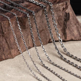 Real Pure 925 Sterling Silver Chain Necklace Allergy-Free
