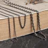 Real Pure 925 Sterling Silver Chain Necklace Allergy-Free