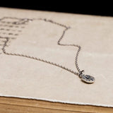 925 Sterling Silver Coffee Bean Pendant Necklace Allergy Free