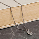 925 Sterling Silver Coffee Bean Pendant Necklace Allergy Free