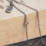 925 Sterling Silver Coffee Bean Pendant Necklace Allergy Free