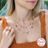 Sterling Silver Drill Drop Pendant Necklace