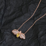 925 Silver Bee Necklace Women's Jewelry