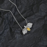 925 Silver Bee Necklace Women's Jewelry