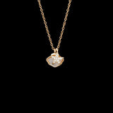 925 Silver Starfish Shell Necklace Soft Pottery