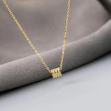 Hiyong Sterling Silver Small Waist Pendent Necklace Women Jewelry