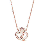 XIAOYI Heart Key Necklace for Women