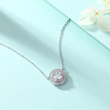 S925 Sterling Silver Diamond 12th Birthday Stone Necklace