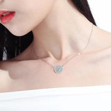 S925 Sterling Silver Diamond 12th Birthday Stone Necklace