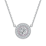 S925 Sterling Silver Diamond 12th Birthday Stone Necklace