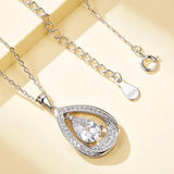 Sterling Silver Necklace Twelve Birthstone Treasure Collarbone Chain Female