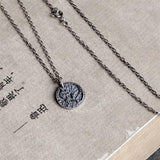 925 Silver Baby Devil Pendant Necklace for Men