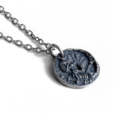 925 Silver Baby Devil Pendant Necklace for Men