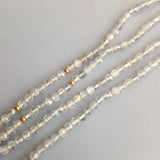 Labradorite Moonstone Agate Tassel Necklace
