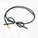Spinel Bowknot Necklace 925 Silver 18K Plated Choker