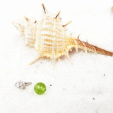 Peridot 7mm Sterling Silver Choker Necklace