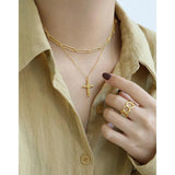 S925 Silver Necklace Minimalist INS Style Female Accessories