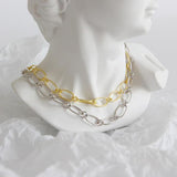 925 Sterling Silver Necklace Ins Style Female Accessories for Daily Matching