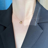 925 Sterling Silver Clover Necklace Women Charm European Classic Jewelry