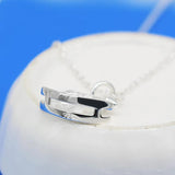 925 Silver Horse Pendant Necklace Choker Charm Jewelry Gift