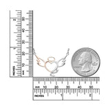 925 Silver Angel Wing Pendant Necklace Mother's Gift