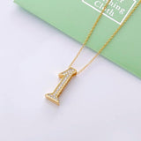 925 Silver Japan Famous Number 0 Pendant Long Chain Necklace For Women