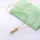 925 Silver Japan Famous Number 0 Pendant Long Chain Necklace For Women