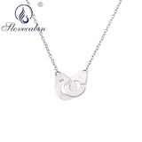 925 Silver Menottes Handcuff Link Choker Necklace Women
