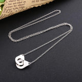 925 Silver Menottes Handcuff Link Choker Necklace Women