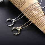 925 Silver Moon Pendant Necklace Infinity Friendship Gift
