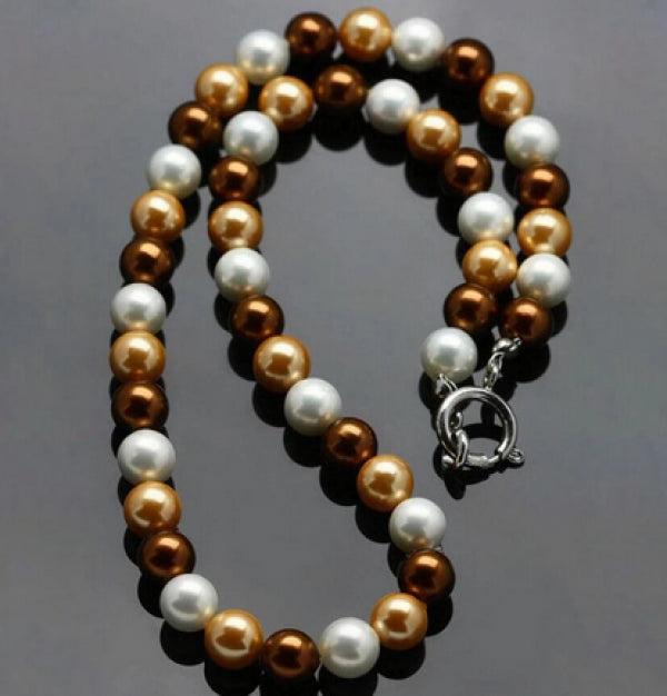 AAA+ 12mm Shell Pearl Necklace