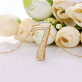 925 Silver Female No 9 Pendant CZ Japan 7 8 Pendant Necklace