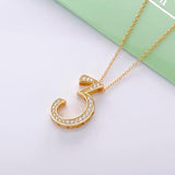 925 Silver Long Chain 6 Pendant Necklace Birthday Christmas Jewelry