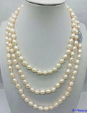 Pink Freshwater Pearl Necklace 60 Inch Ladies Jewelry Gift